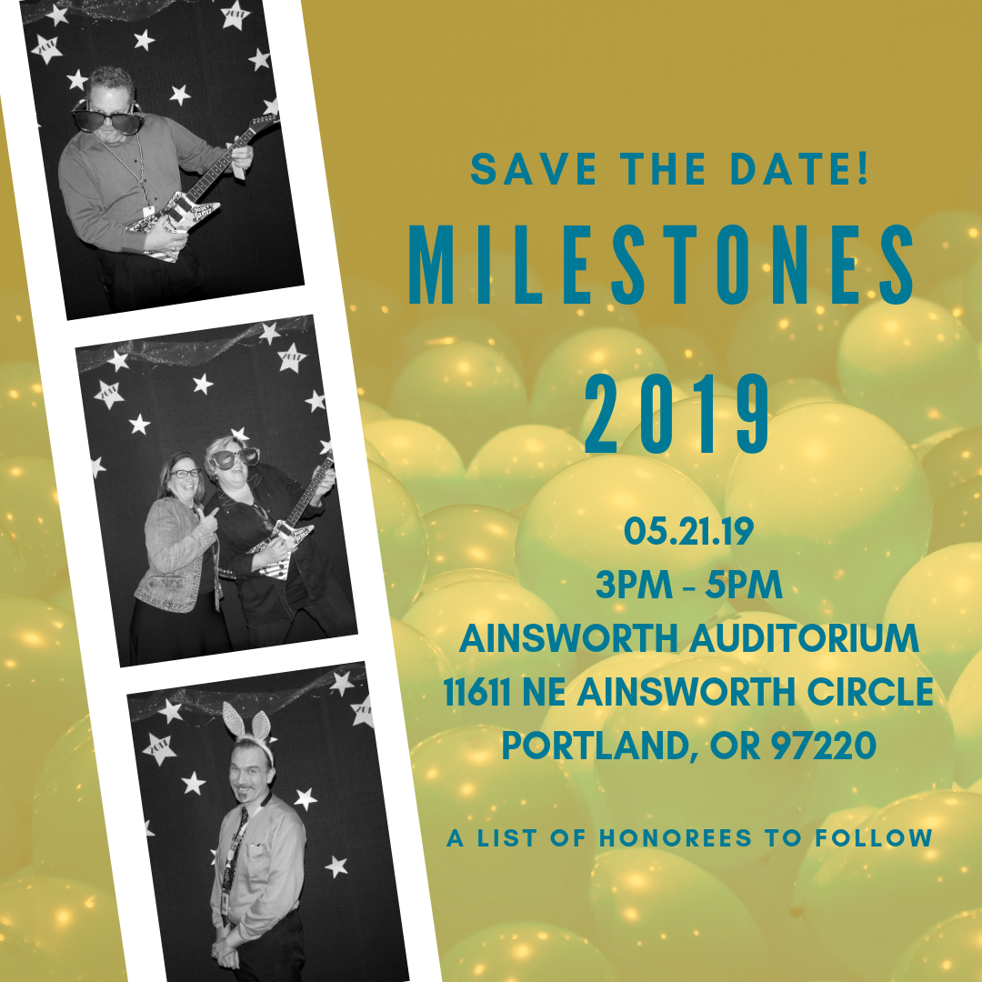 Milestones Save the Date Poster
