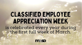 Classified Employee Appreciation Week Image