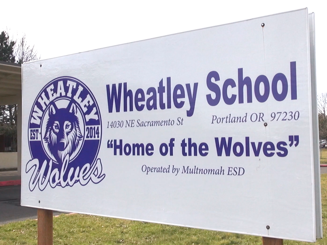 Wheatley School sign