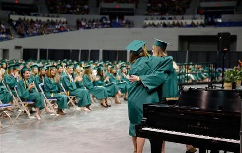 Graduation ceremonies were held for Portland's Cleveland High School at the Veterans Memorial Coliseum on June 9, 2015