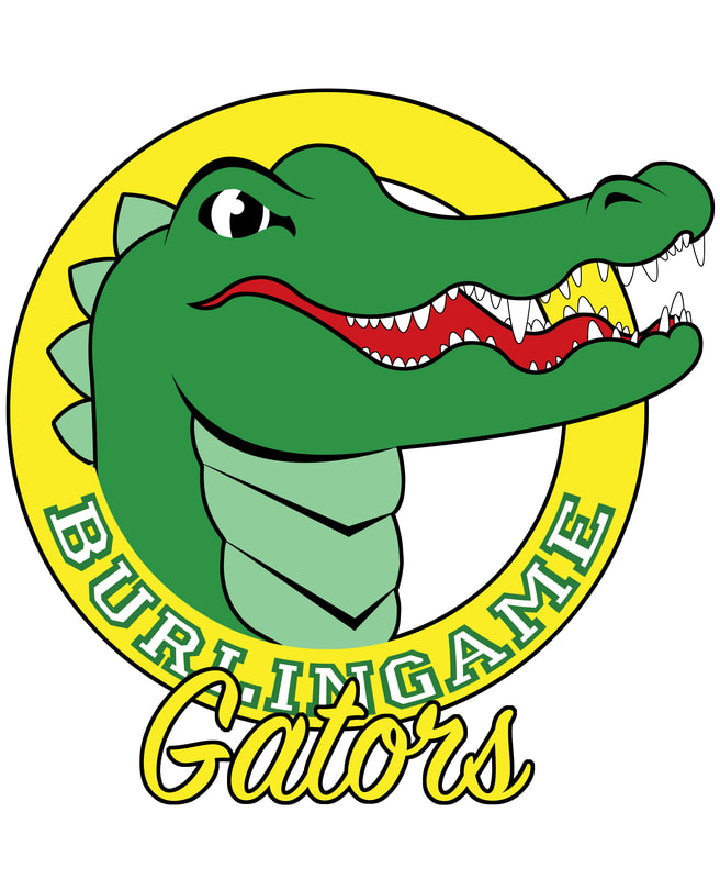 Burlingame Creek Gators Logo