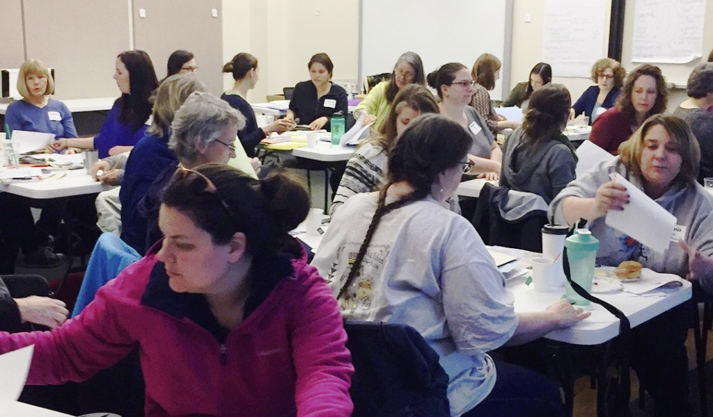 Oregon educators attended a workshop on Saturday, April 8th