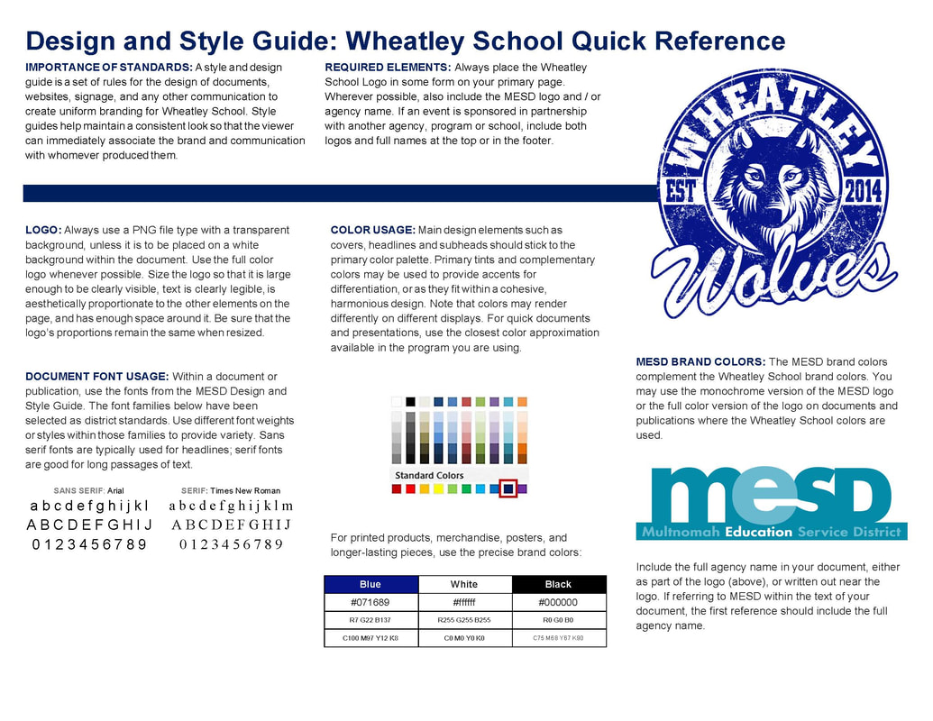 Wheatley Design & Style Guide